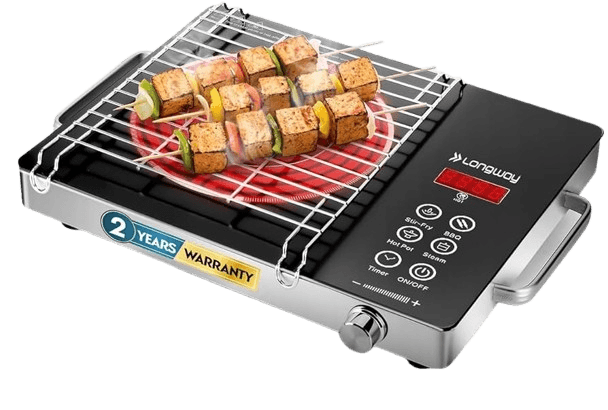 Cooklite Longway infrared glass cooktop
